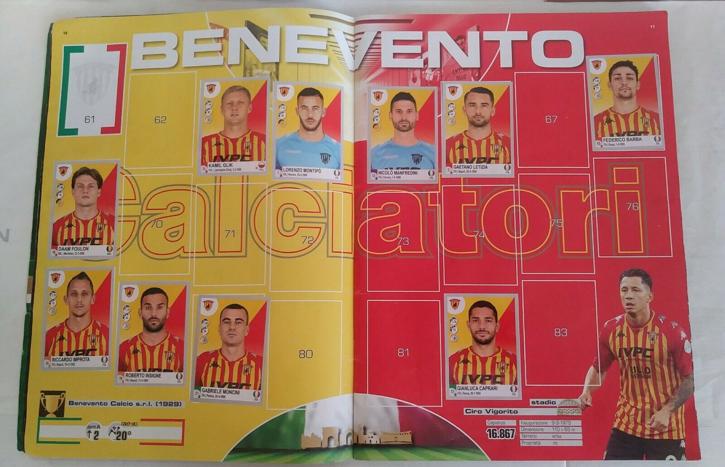 ALBUM CALCIATORI PANINI 2020-21 DA RECUPERO