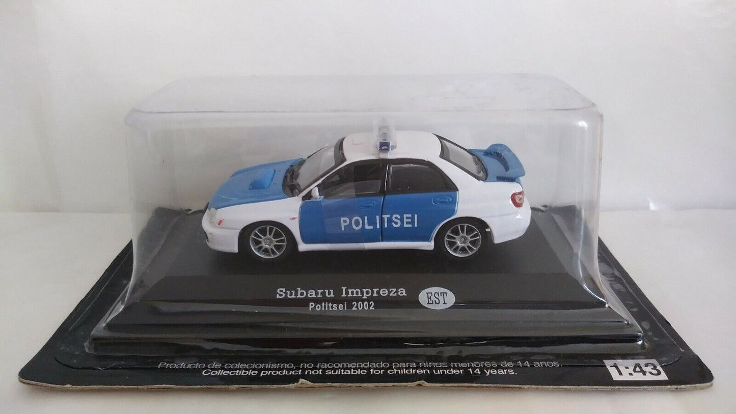 AUTO DELLA POLIZIA DA COLLEZIONE 1:43 SCEGLI DAL MENU A TENDINA