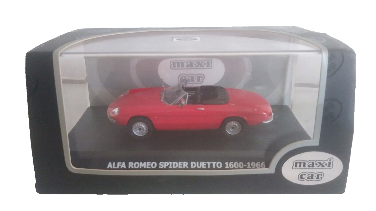 ALFA ROMEO SPIDER DUETTO 1600 - 1966 MAXICAR 1/43