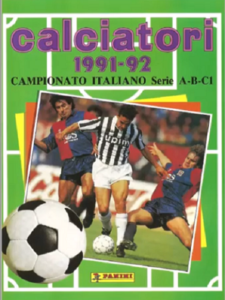 FIGURINE CALCIATORI PANINI 1991-1992 (N. 384-614) SCEGLI DAL MENU A TENDINA