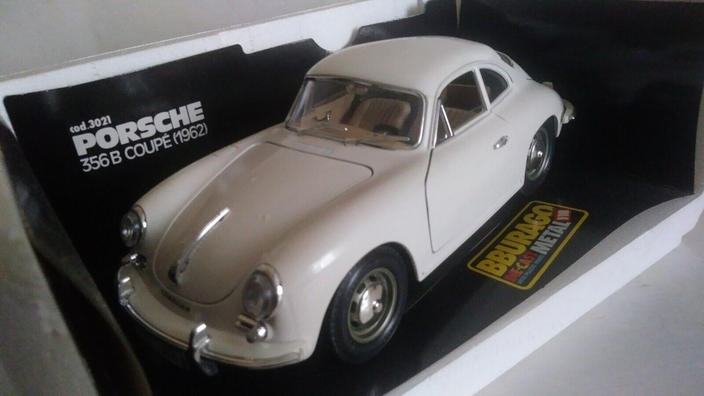 PORSCHE 356B COUPE' 1962 BURAGO SCALA 1/18