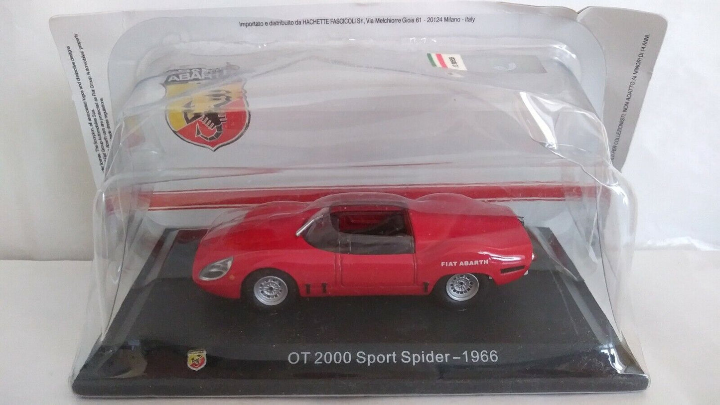 ABARTH COLLECTION 1:43 SCEGLI DAL MENU A TENDINA