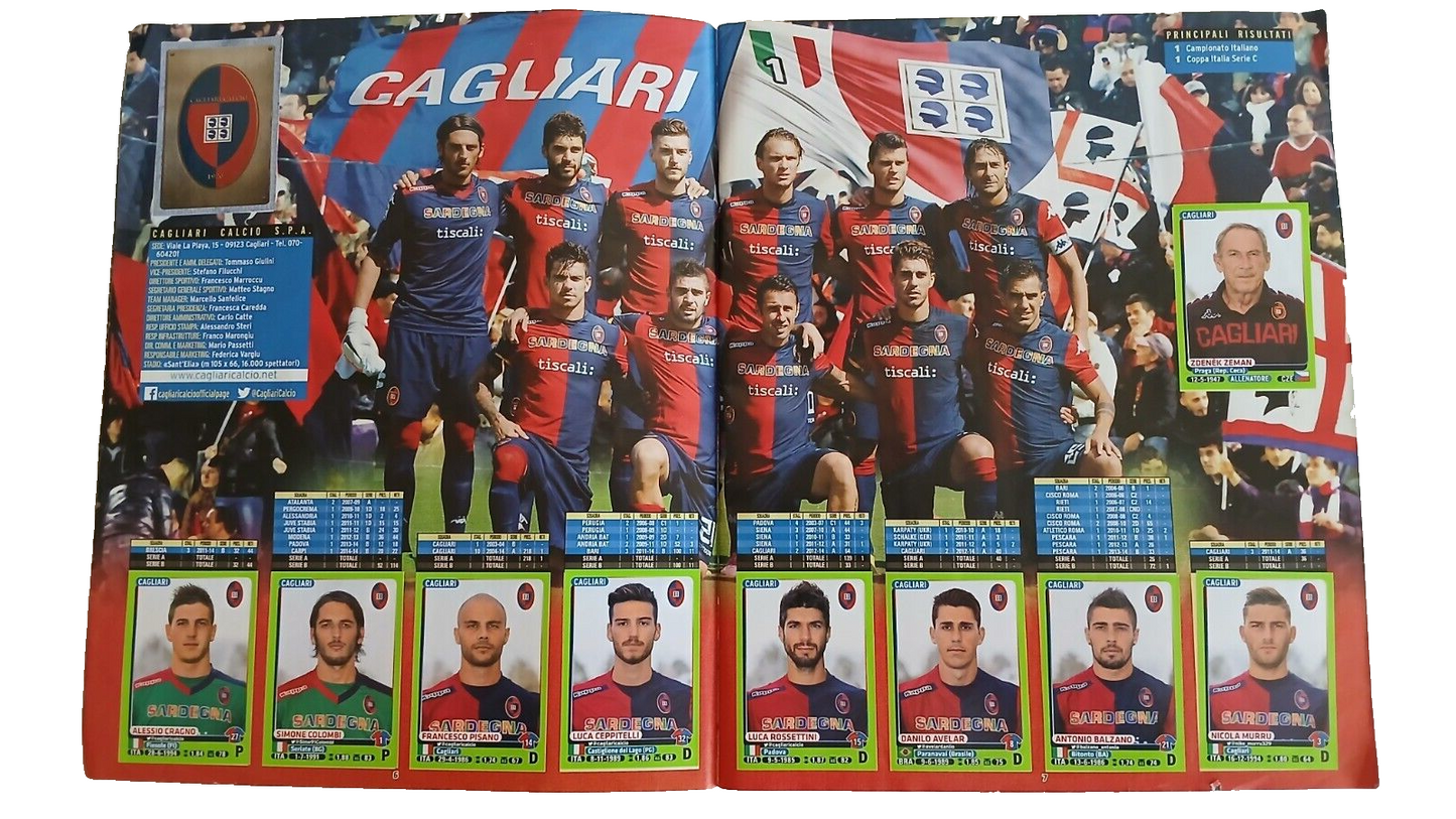 ALBUM CALCIATORI PANINI 2014-2015