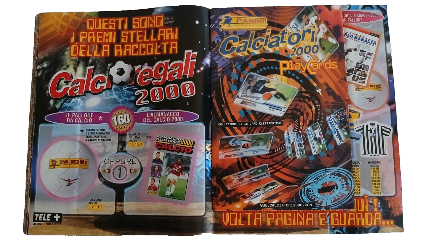 ALBUM CALCIATORI PANINI 2000