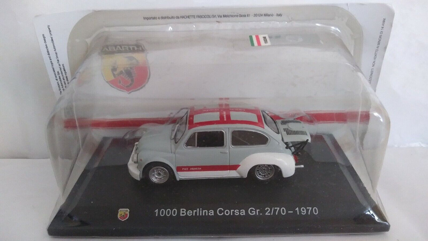 ABARTH COLLECTION 1:43 SCEGLI DAL MENU A TENDINA