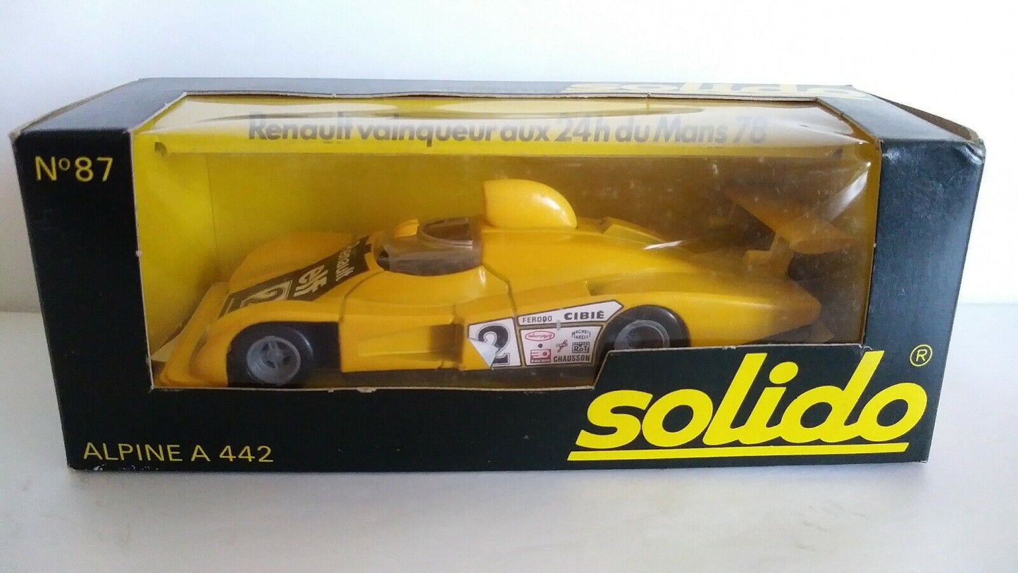 RENAULT ALPINE A 442 SOLIDO SCALA 1/43