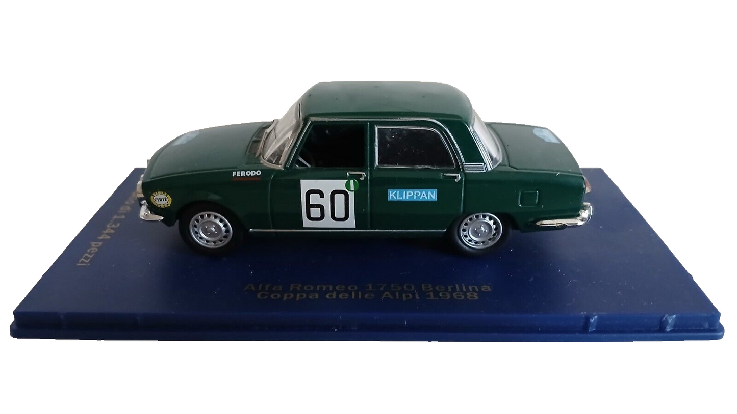 ALFA ROMEO 1750 BERLINA COPPA DELLE ALPI 1968 M4 1/43