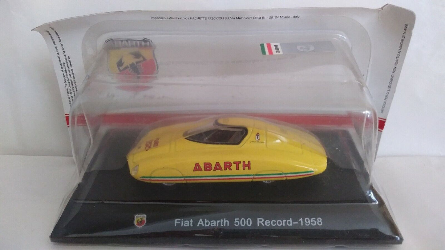 ABARTH COLLECTION 1:43 SCEGLI DAL MENU A TENDINA