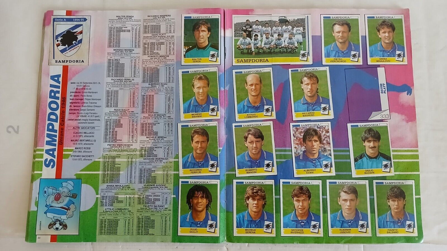 ALBUM CALCIATORI PANINI 1994-95