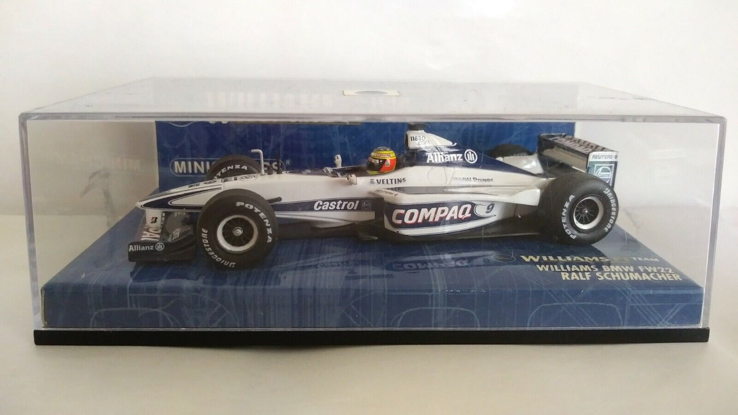 WILLIAMS BMW FW22 MINICHAMPS SCALA 1/43