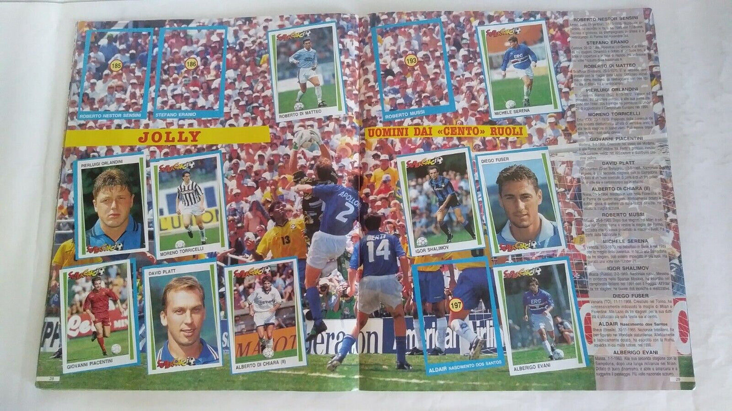 ALBUM SUPERCALCIO PANINI 1994-95