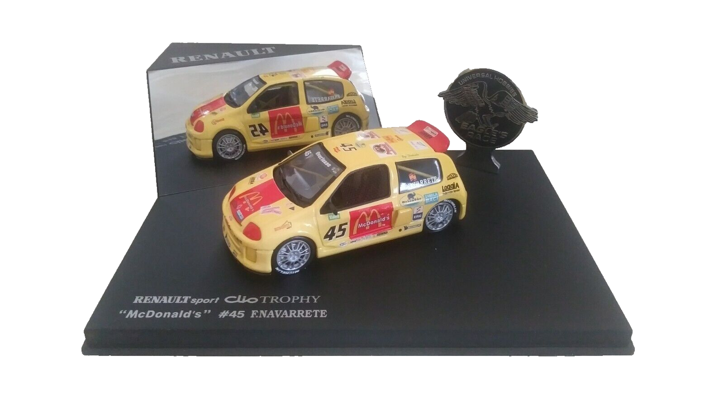 RENAULT SPORT CLIO TROPHY EAGLE COLLECTIBLES SCALA 1/43