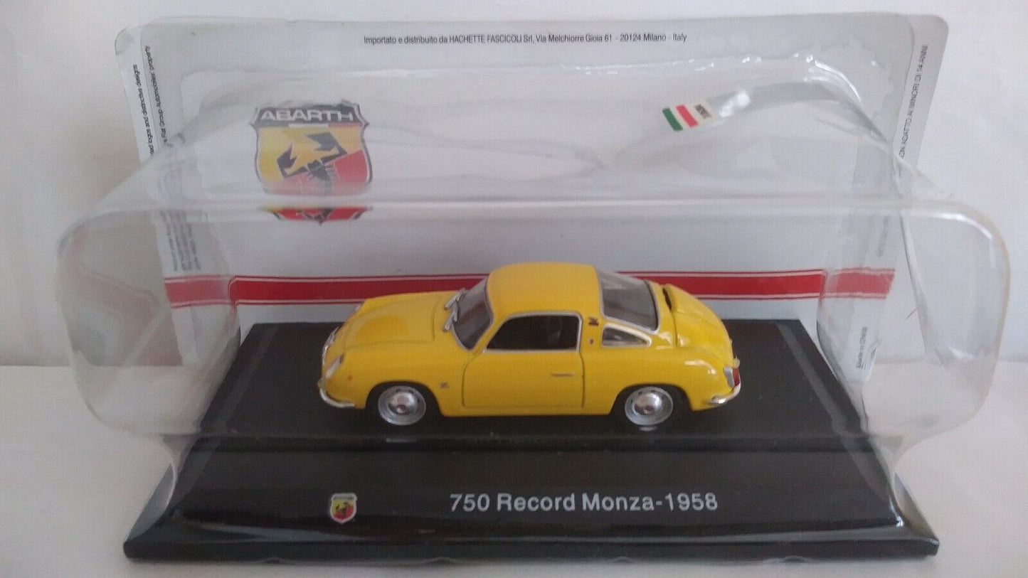 ABARTH COLLECTION 1:43 SCEGLI DAL MENU A TENDINA