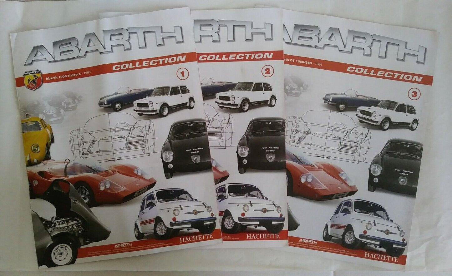 ABARTH COLLECTION FASCICOLI SCEGLI DAL MENU A TENDINA