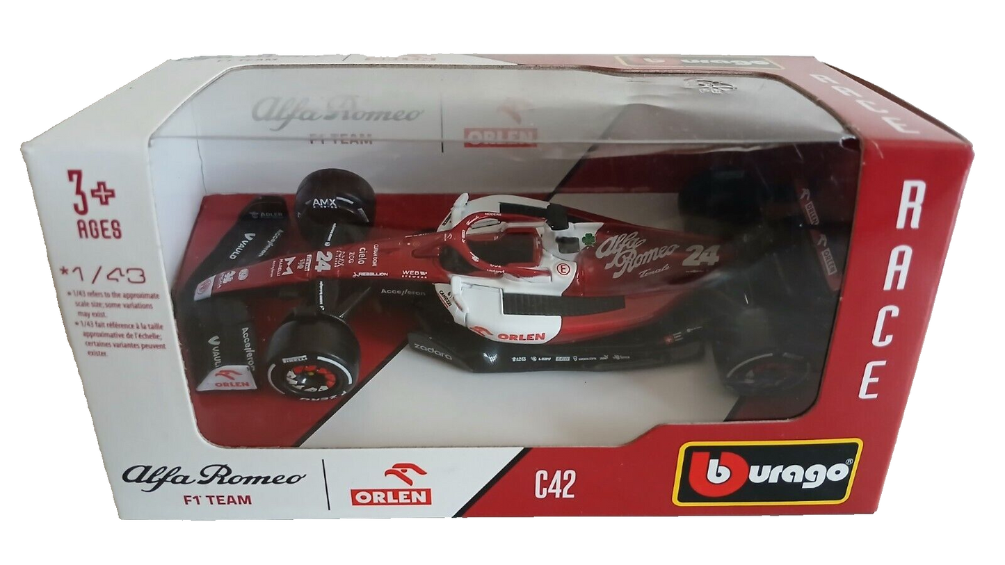 ALFA ROMEO C42 VALTTERI BOTTAS 2022 BURAGO SCALA 1/43