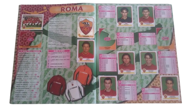 ALBUM CALCIATORI PANINI 2003-04