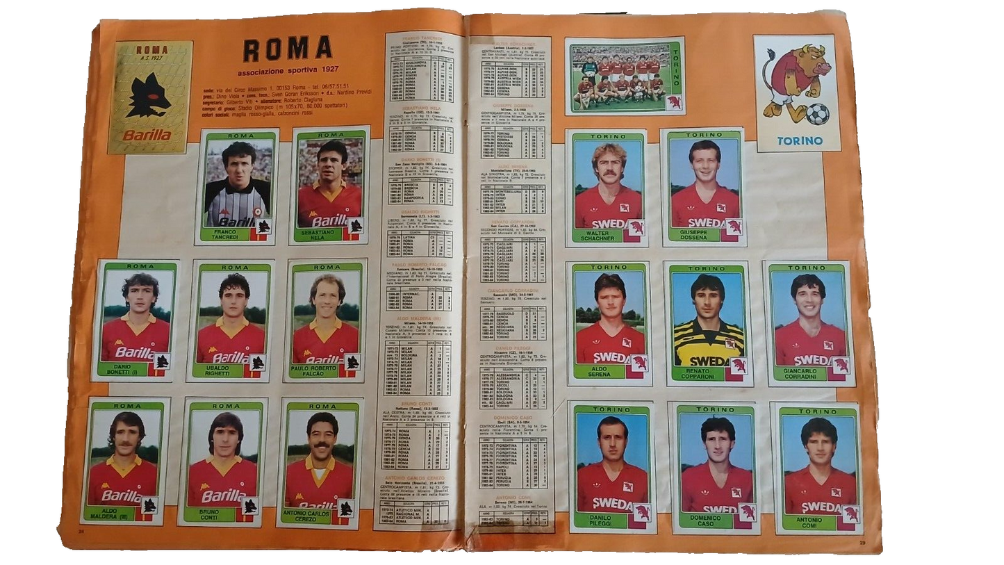 ALBUM CALCIATORI PANINI 1984-85 DA RECUPERO