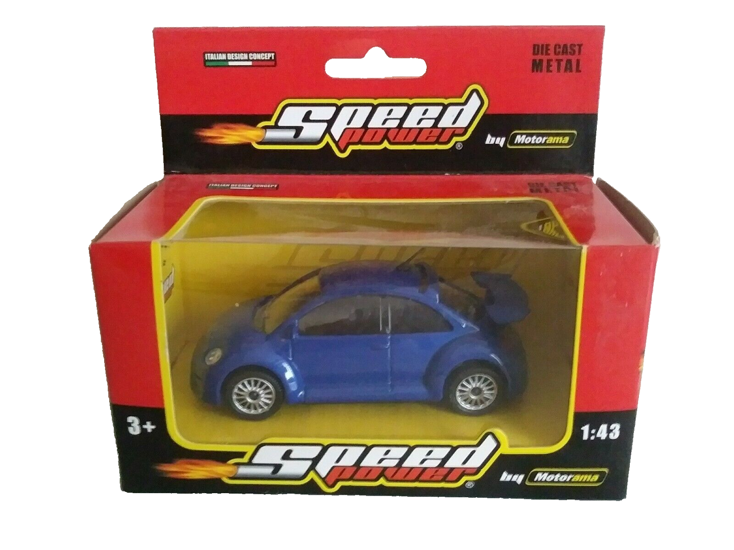 VW NEW BEETLE SPEED POWER MOTORAMA SCALA 1/43