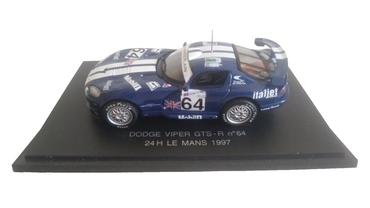 DODGE VIPER GTS-R N. 64 LE MANS 1997 EAGLE'S RACE SCALA 1/43