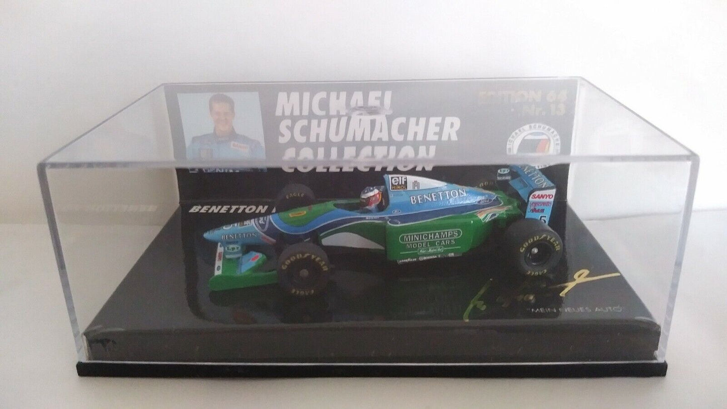 MICHAEL SCHUMACHER COLLECTION MINICHAMPS 1:64 SCEGLI DAL MENU A TENDINA