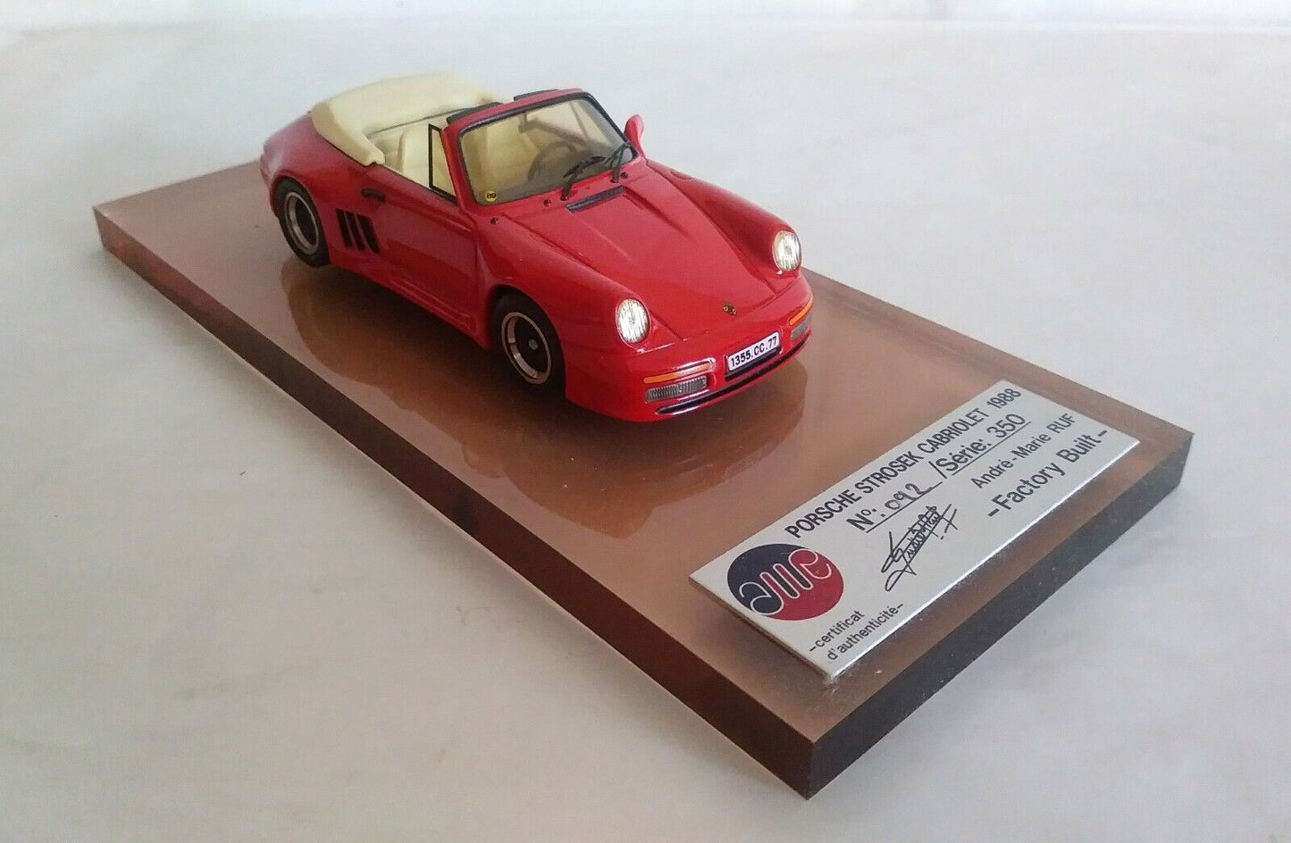 PORSCHE 911 "STROSEK" CABRIOLET AMR 1/43