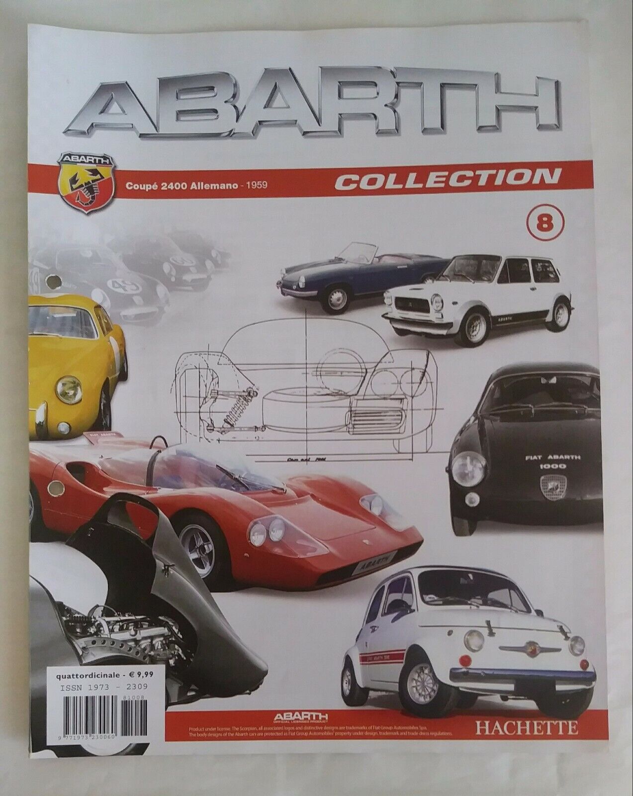 ABARTH COLLECTION FASCICOLI SCEGLI DAL MENU A TENDINA