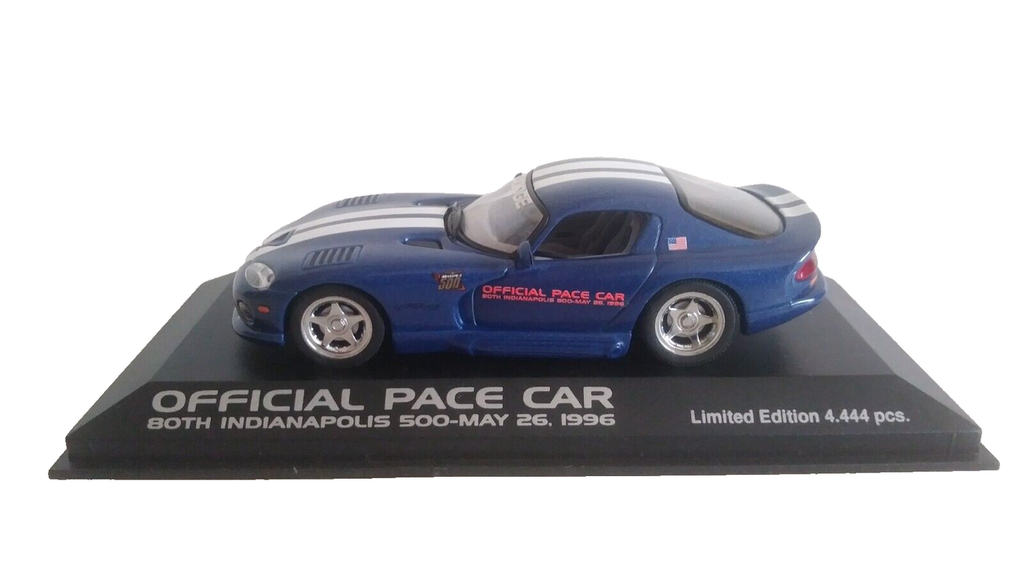 DODGE VIPER INDY PACE CAR 1996 MINICHAMPS SCALA 1/43