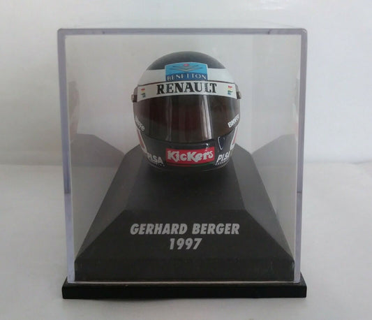 CASCO - HELMET GERARD BERGER 1997 MINICHAMPS SCALA 1/8