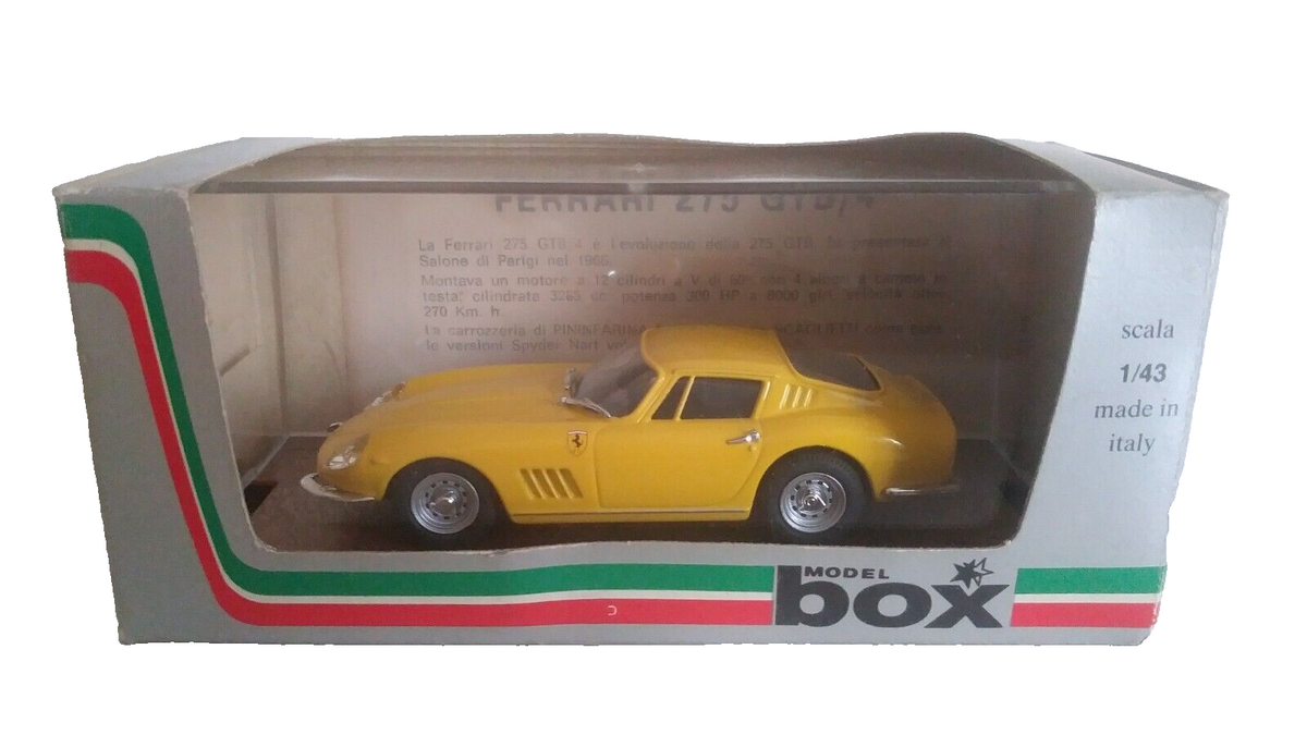 FERRARI 275 GTB/4 MODEL BOX SCALA 1/43 – Spazio Collezioni