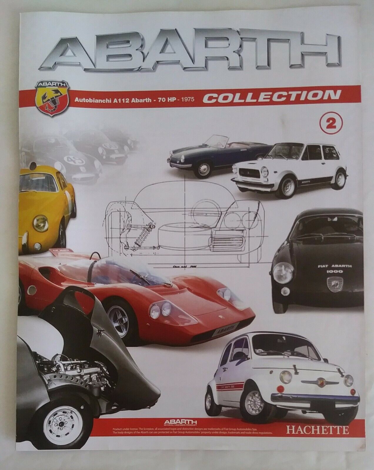 ABARTH COLLECTION FASCICOLI SCEGLI DAL MENU A TENDINA