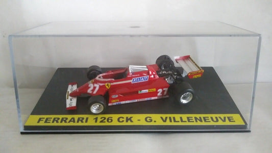 FERRARI 126CK - 1981 GILLES VILLENEUVE SCALA 1/43