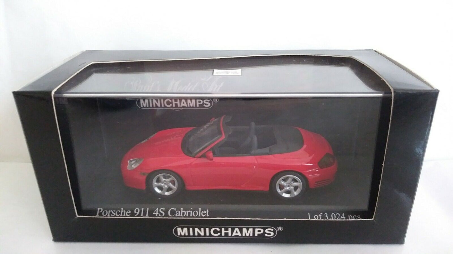 PORSCHE 911 4S CABRIOLET 2003 MINICHAMPS SCALA 1/43