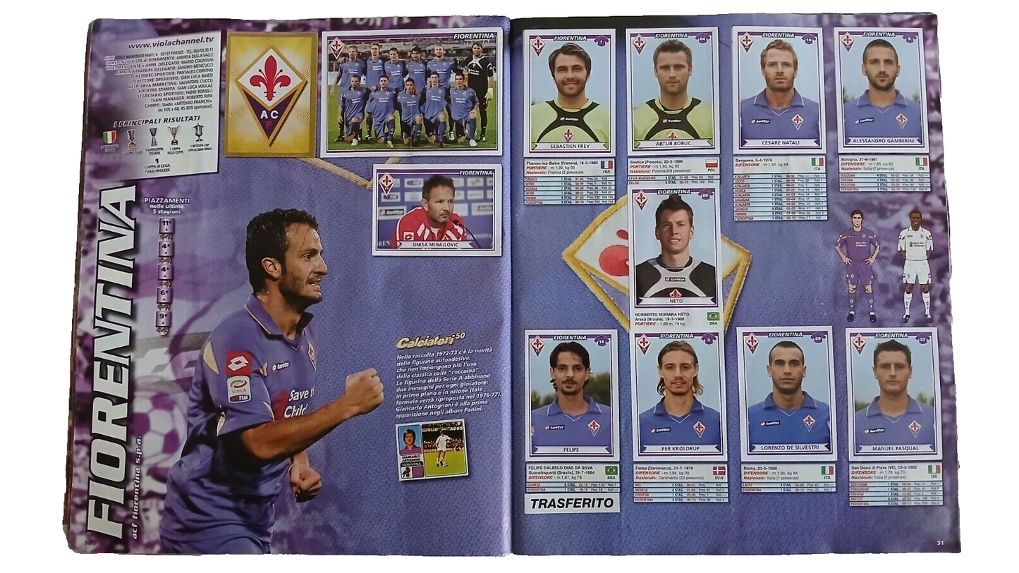 ALBUM CALCIATORI PANINI 2010-2011 COMPLETO/FULL