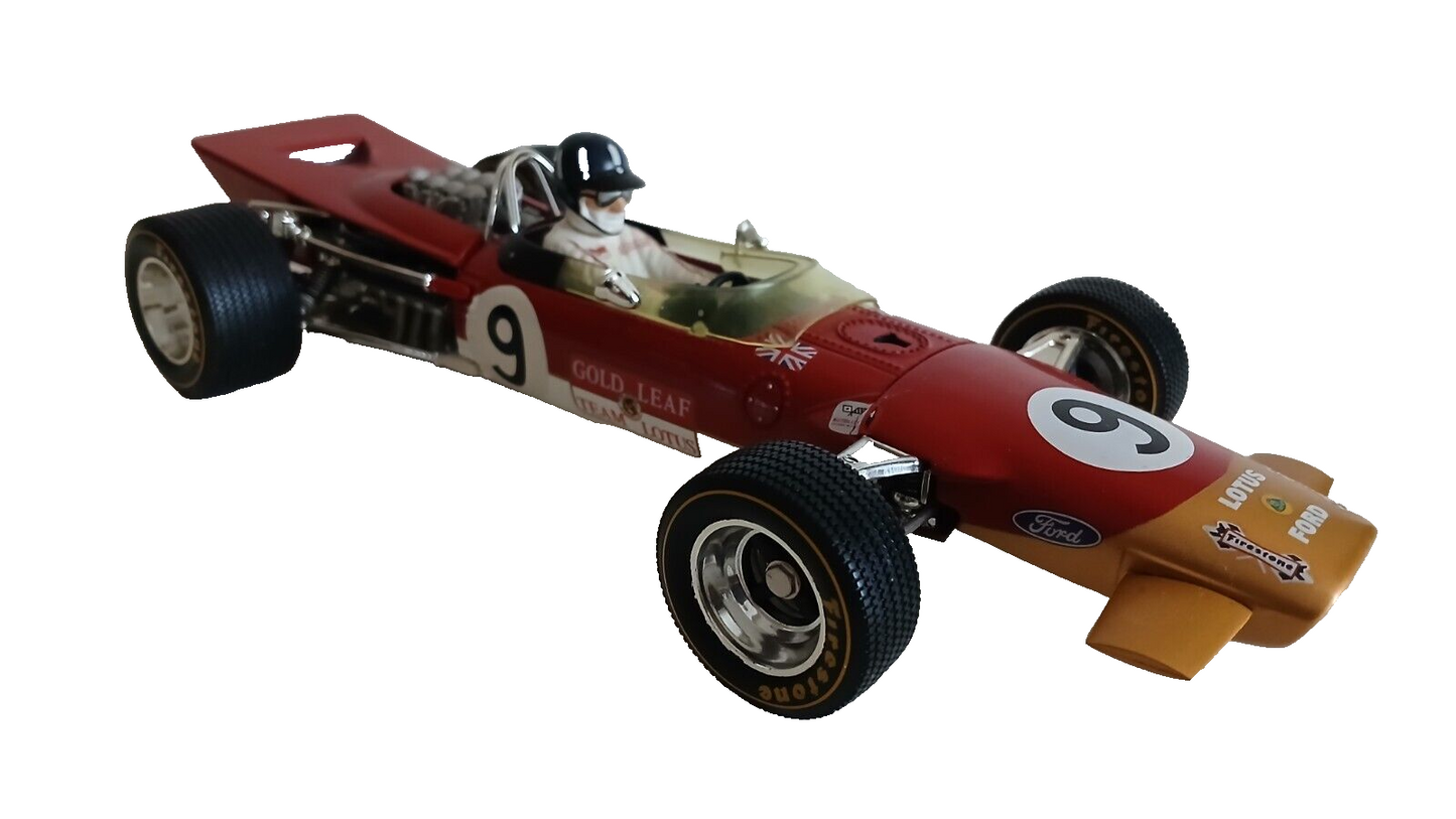 LOTUS 49B "GOLD LEAF" WINNER MONACO GP 1968  QUARTZO SCALA 1/18