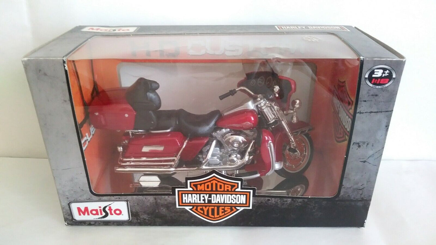 HARLEY HD CUSTOM MAISTO SCALA 1/18