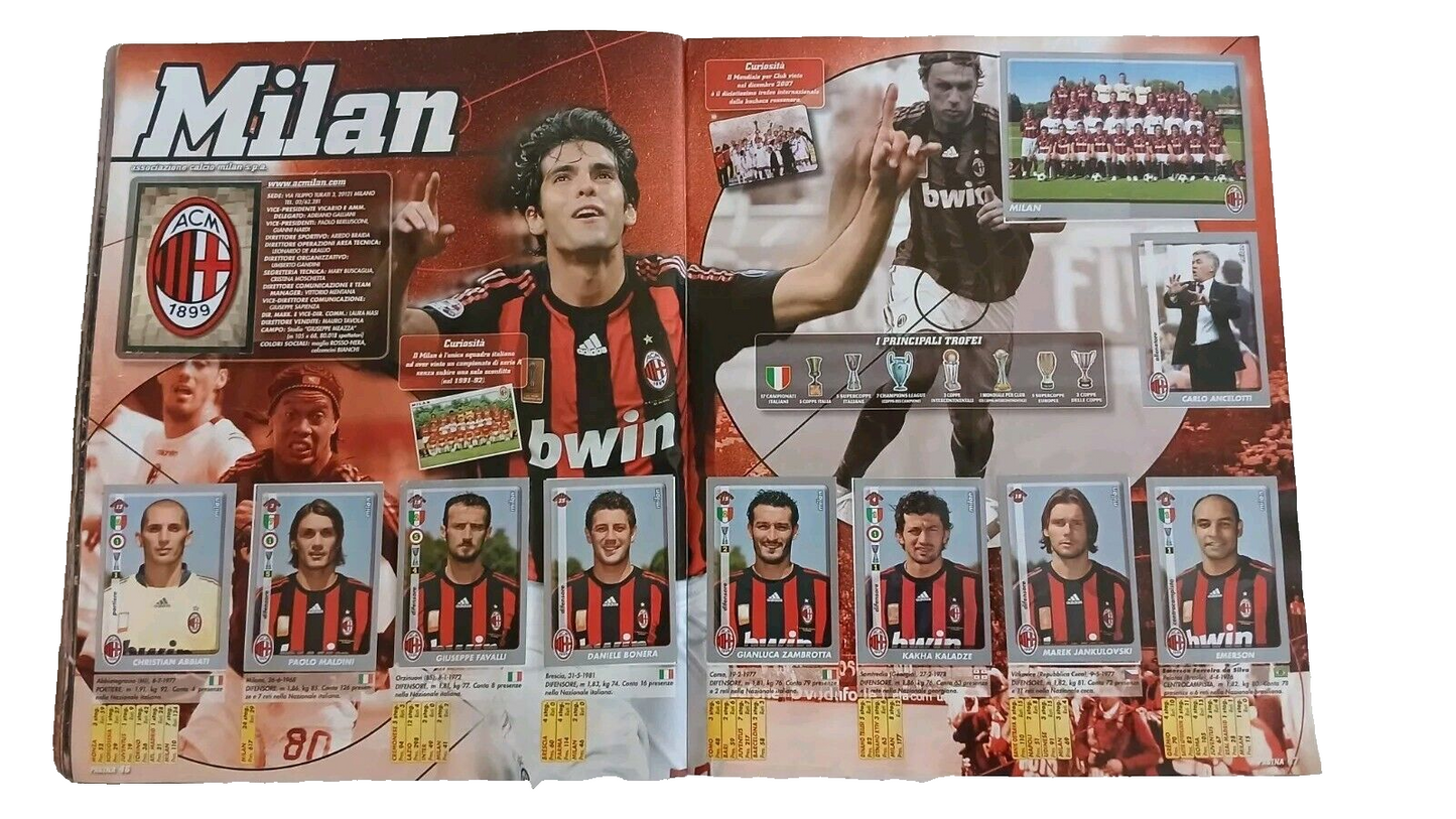 ALBUM CALCIATORI PANINI 2008-09