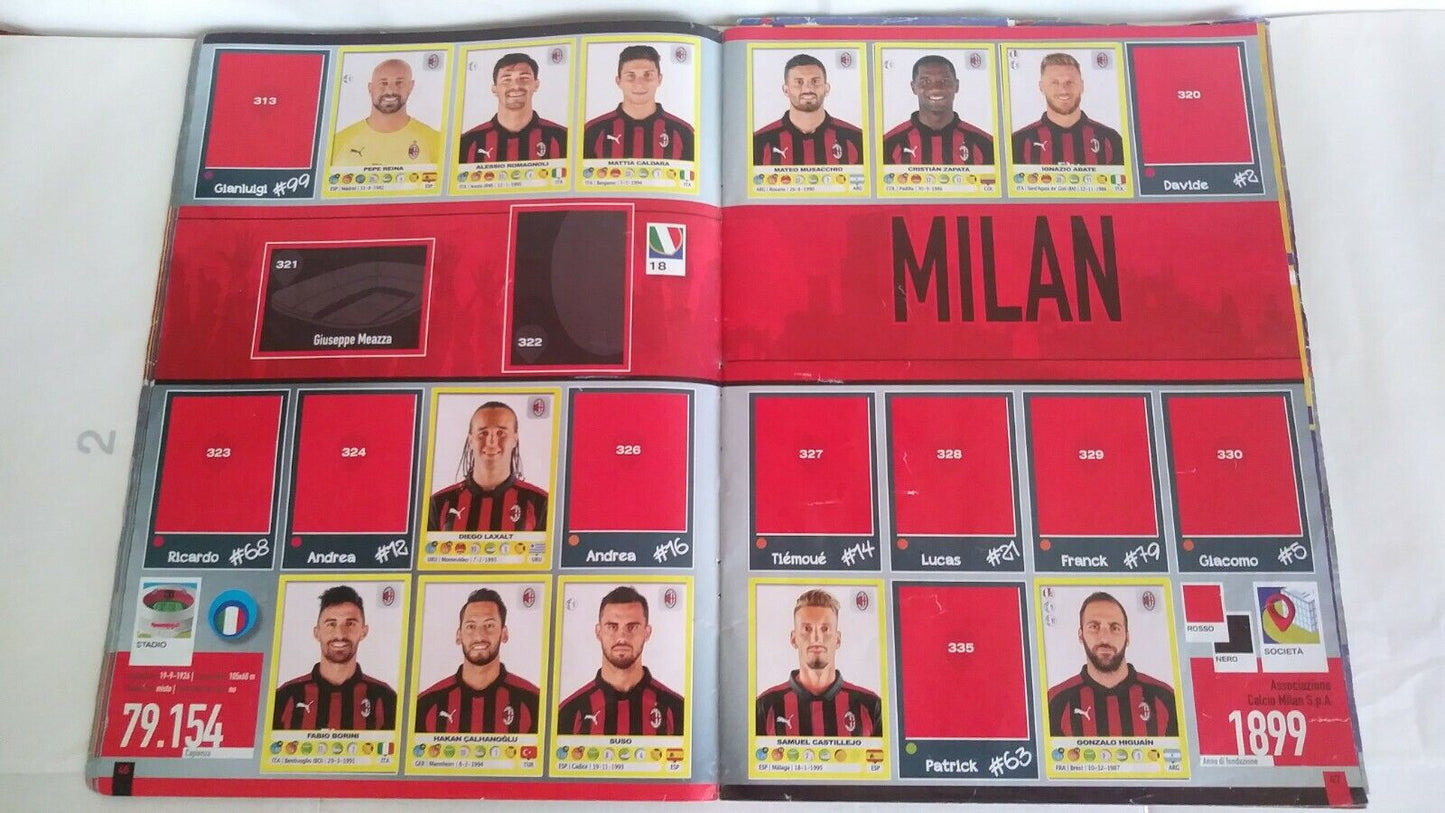 ALBUM CALCIATORI PANINI 2018-19 DA RECUPERO