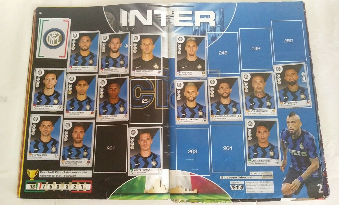 ALBUM CALCIATORI PANINI 2020-21 DA RECUPERO