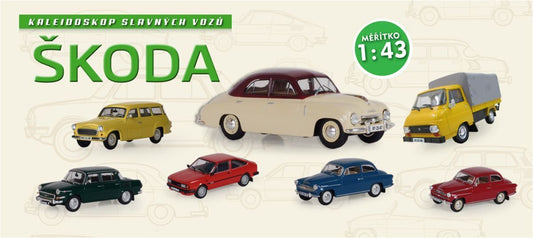 SKODA COLLECTION 1:43 SCEGLI DAL MENU A TENDINA