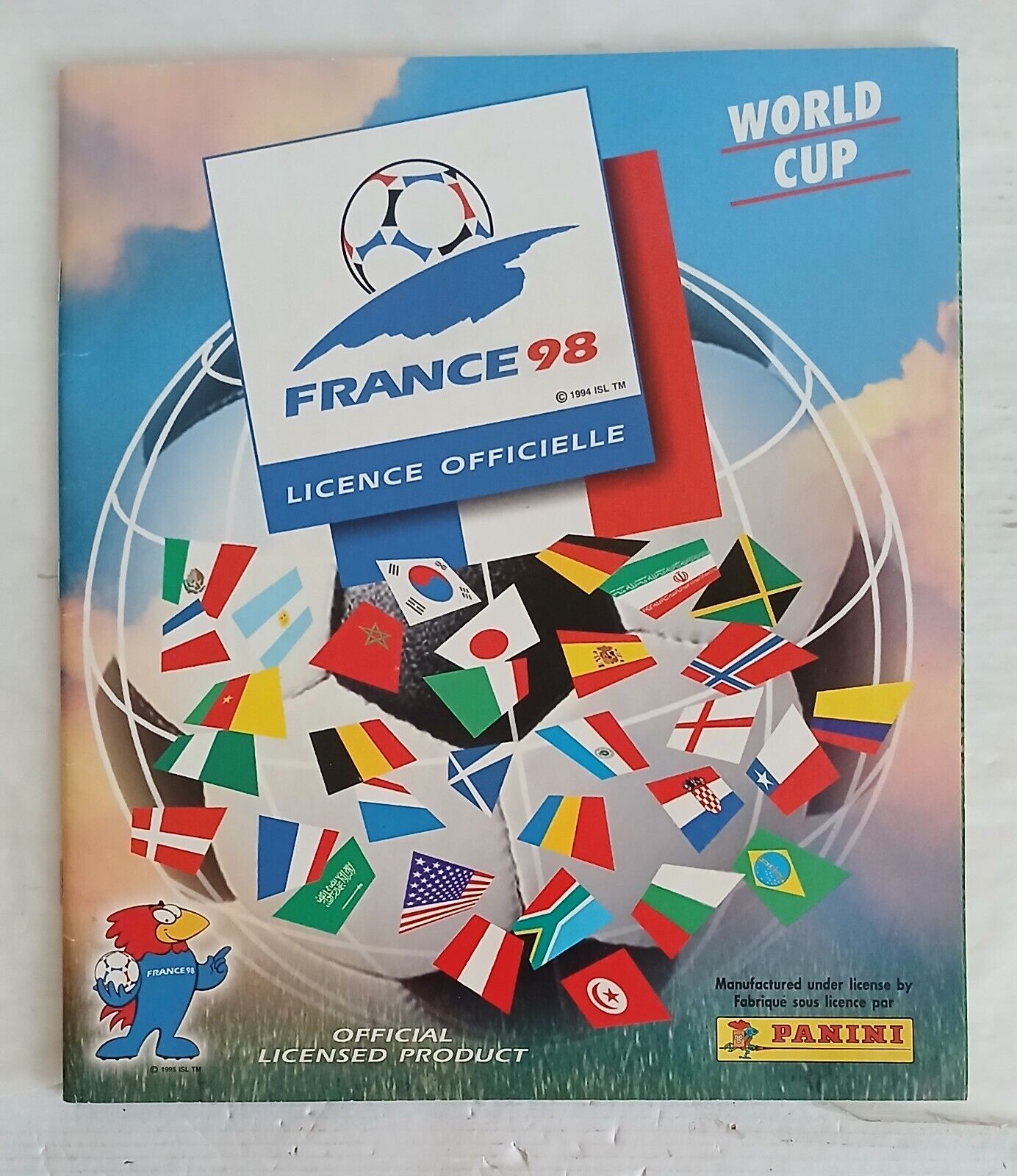 ALBUM CALCIATORI PANINI WORLD CUP FRANCIA 98 VUOTO EMPTY