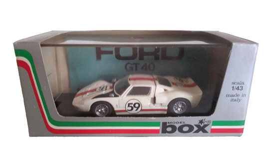 FORD GT 40 MODEL BOX SCALA 1/43