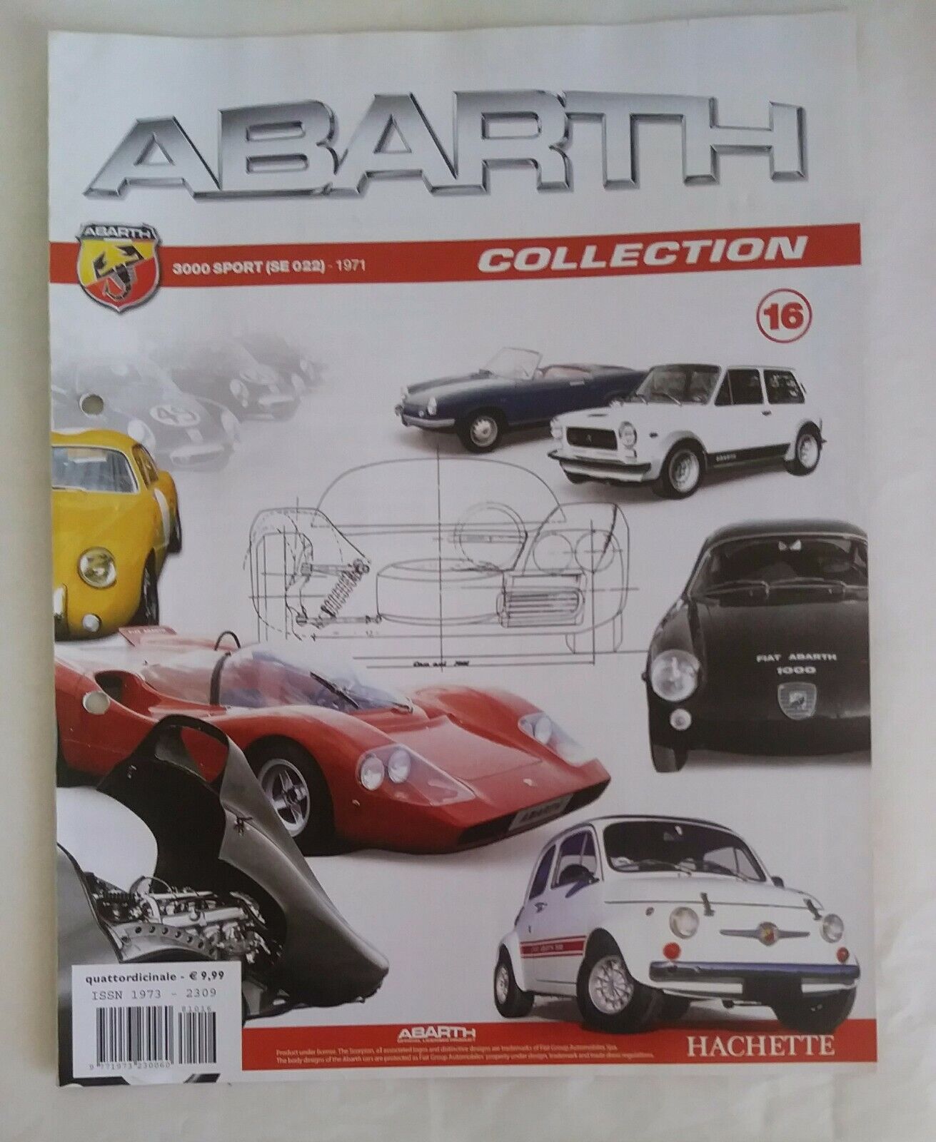 ABARTH COLLECTION FASCICOLI SCEGLI DAL MENU A TENDINA