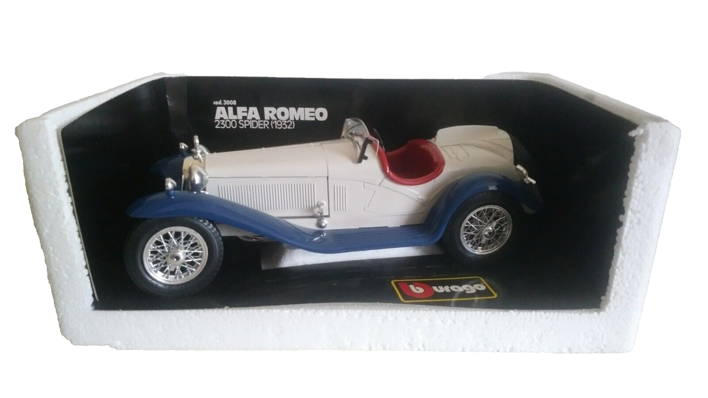 ALFA ROMEO 2300 SPIDER 1932 BURAGO SCALA 1/18