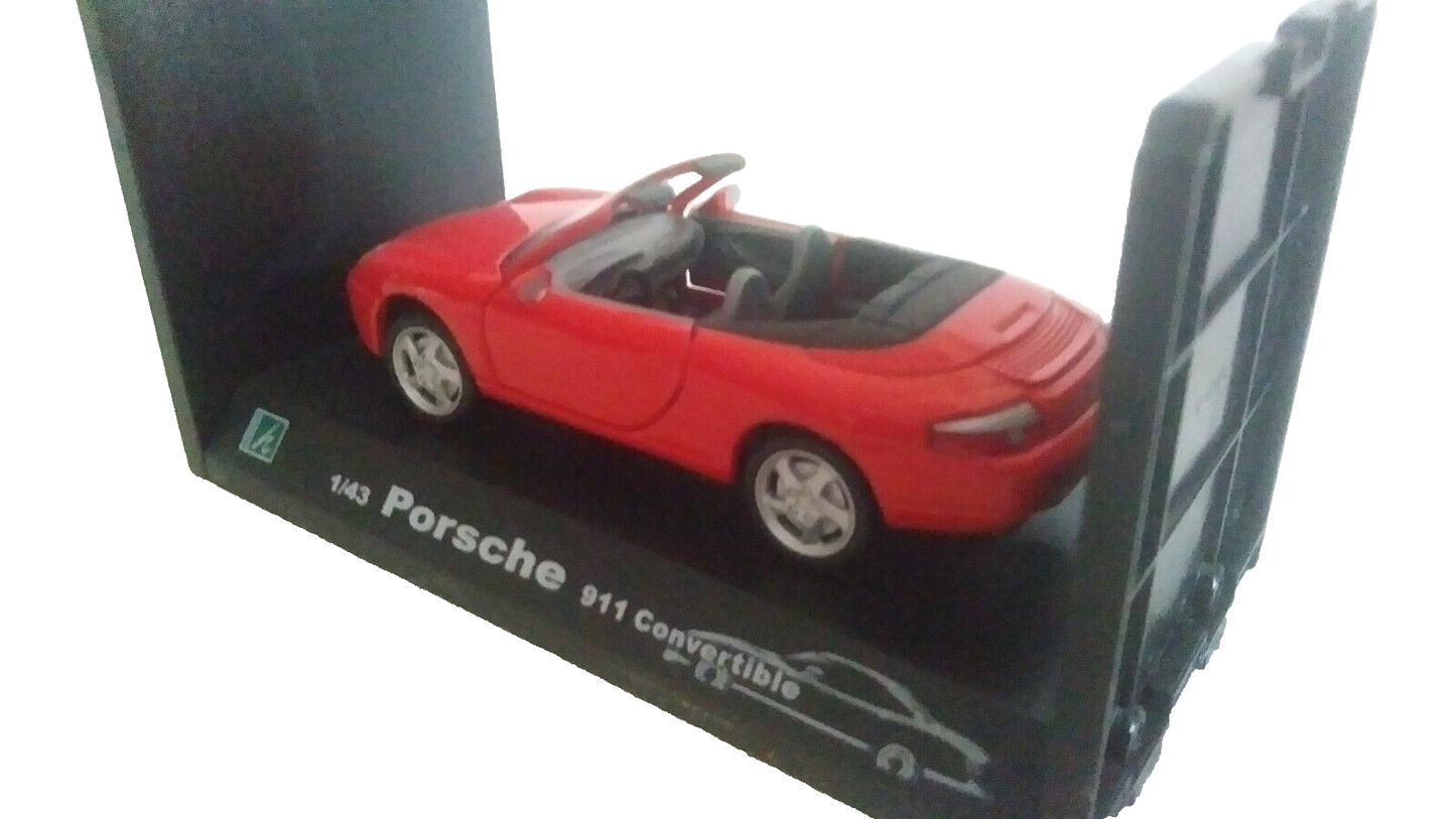 PORSCHE 911 CONVERTIBLE CARARAMA SCALA 1/43