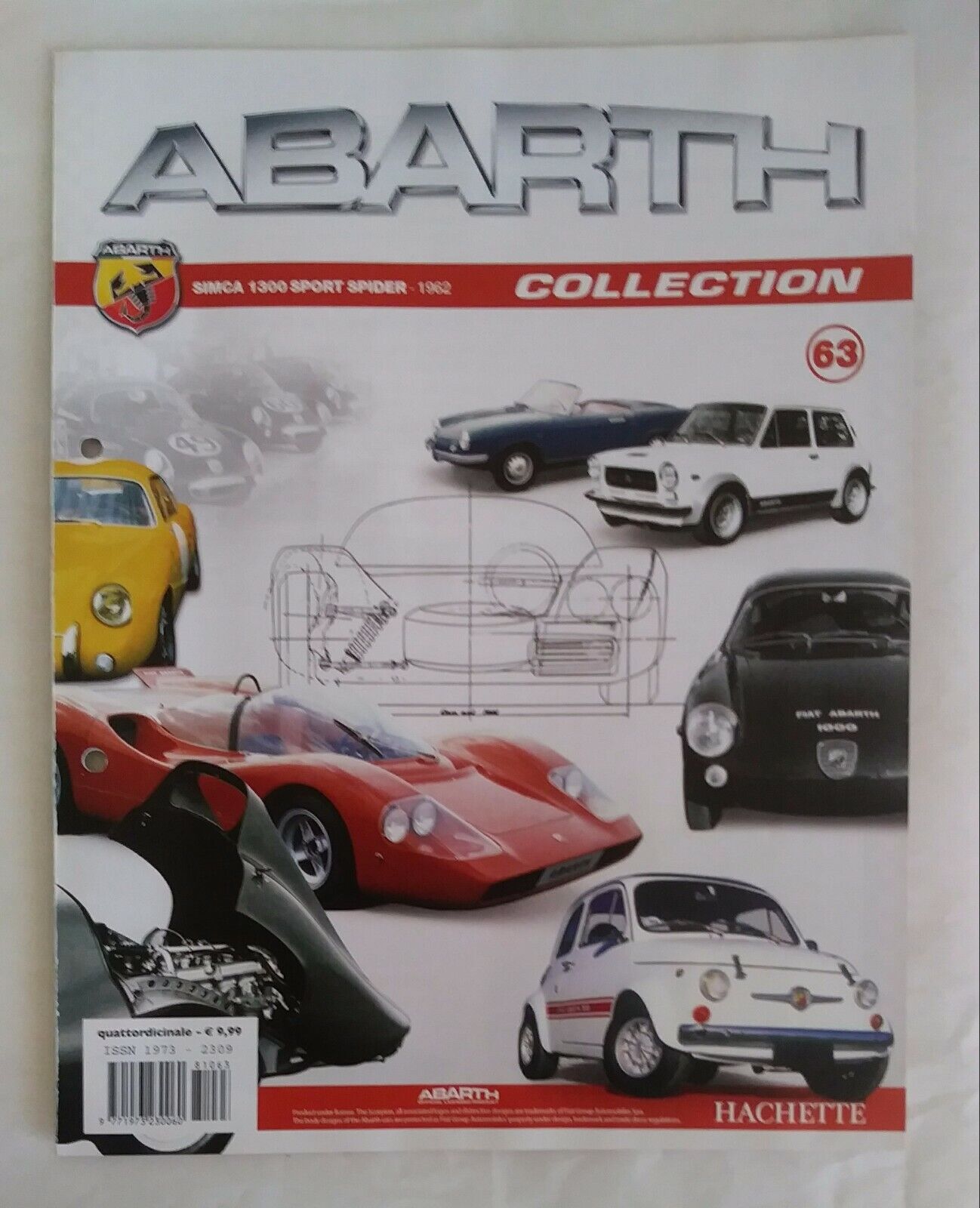 ABARTH COLLECTION FASCICOLI SCEGLI DAL MENU A TENDINA