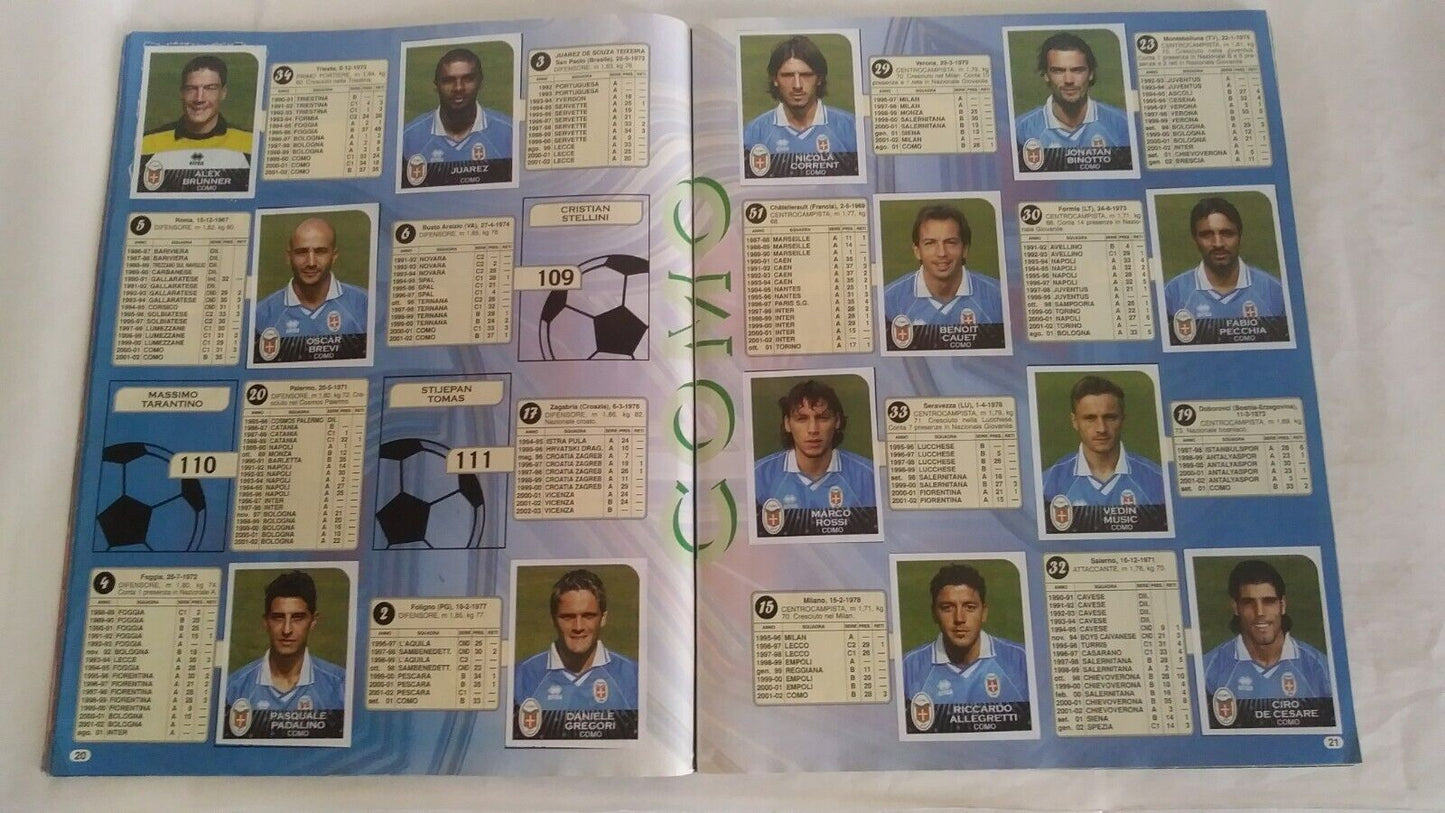 ALBUM CALCIATORI PANINI 2002-03 DA RECUPERO