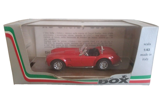 AC SHELBY COBRA MODEL BOX SCALA 1/43