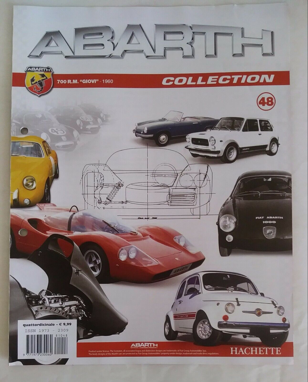 ABARTH COLLECTION FASCICOLI SCEGLI DAL MENU A TENDINA