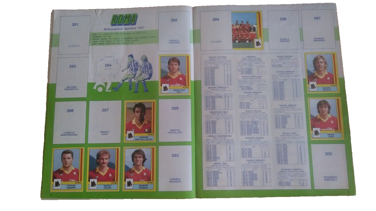 ALBUM CALCIATORI PANINI 1988-89