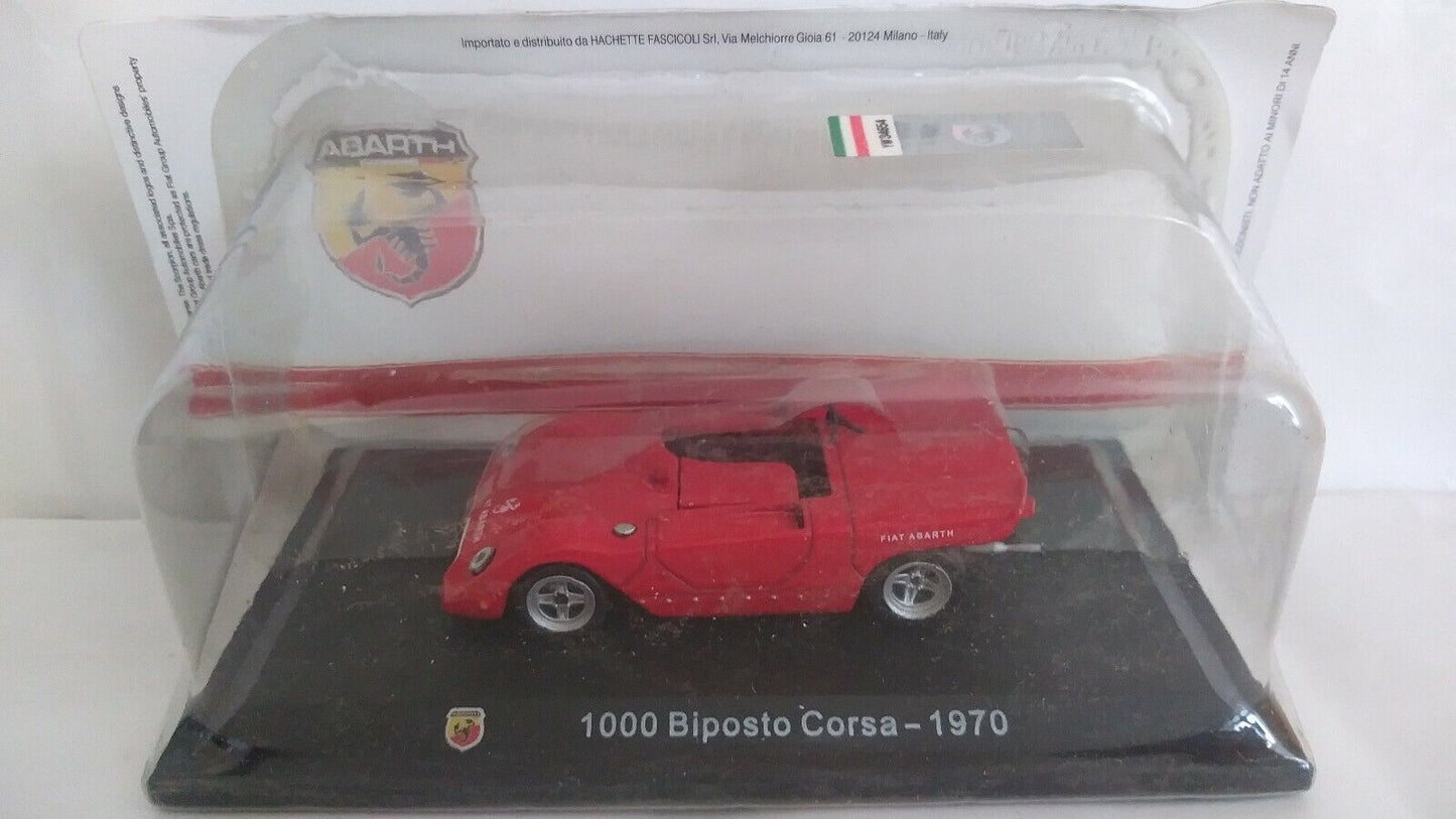 ABARTH COLLECTION 1:43 SCEGLI DAL MENU A TENDINA